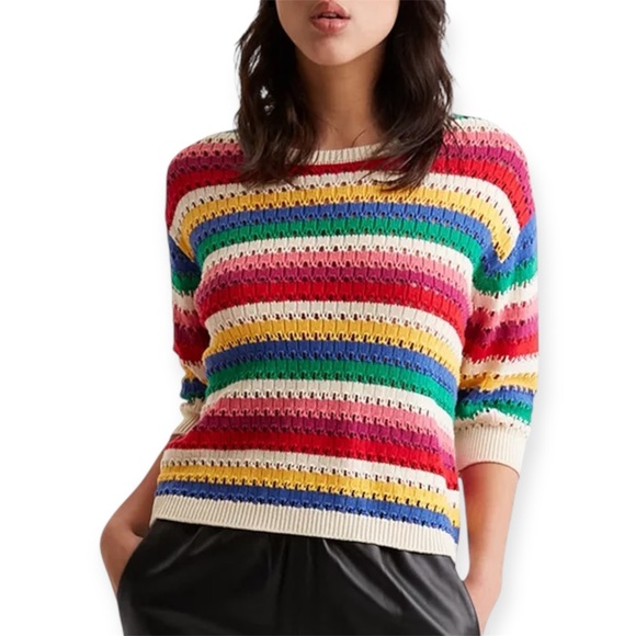 Gerard Darel Sweaters - Gerard Darel Leen Striped Sweater Luxury Designer Brand Top NWT Size Small